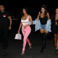 Kim Kardashian, Kourtney Kardashian et Larsa Pippen au concert de Jay-Z et Beyonce au Rose Bowl à Pasadena le 23 septembre 2018