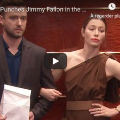 Jessica Biel et Justin Timberlake sur le plateau du talk-show de Jimmy Fallon, émission diffusée le 2 novembre 2018.