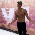 Terrence Telle torse nu en répétitions pour "DALS 9" - Instagram, 18 octobre 2018