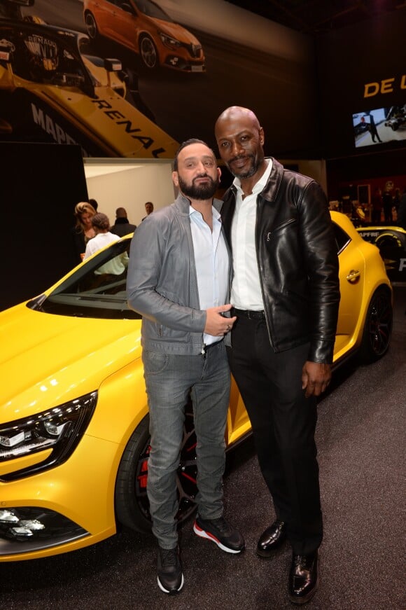 Exclusif - Cyril Hanouna, Harry Roselmack - Soirée Renault à l'occasion de l'ouverture de la 120ème édition du Mondial de l'Automobile 2018 au Paris Expo Porte de Versailles à Paris le 2 octobre 2018. © Rachid Bellak/Bestimage