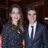 Anouchka Delon et son compagnon Julien Dereims - 15e édition du "Dîner de la mode du Sidaction" au Grand Palais à Paris, le 26 janvier 2017. © Olivier Borde/Bestimage 1