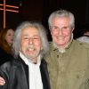 Semi-exclusif - Francis Lai et Claude Lelouch - Le réalisateur français C. Lelouch célèbre ses 80 ans au restaurant Victoria à Paris, France, le 30 octobre 2017. © Coadic Guirec/Bestimage