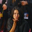Adriana Lima - Coulisses du défilé Victoria's Secret 2018 à New York le 8 novembre 2018 © Morgan Dessales / Bestimage
