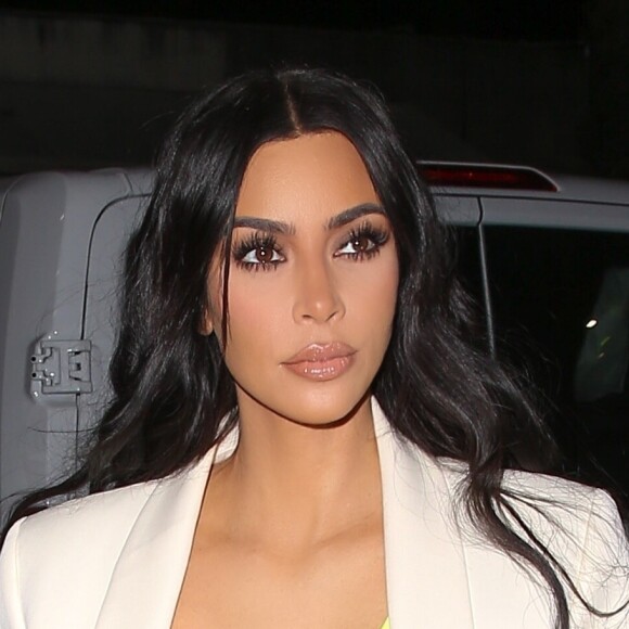 Exclusif - Kim Kardashian est allée diner à Hollywood, le 6 novembre 2018