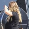 Hilary Duff très enceinte est allée acheter un café à emporter à Los Angeles, le 23 octobre 2018