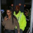Kim Kardashian et son mari Kanye West sont allés diner en famille au restaurant The Henry à Los Angeles, le 12 novembre 2018.