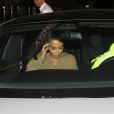 Kim Kardashian et son mari Kanye West sont allés diner en famille au restaurant The Henry à Los Angeles, le 12 novembre 2018.