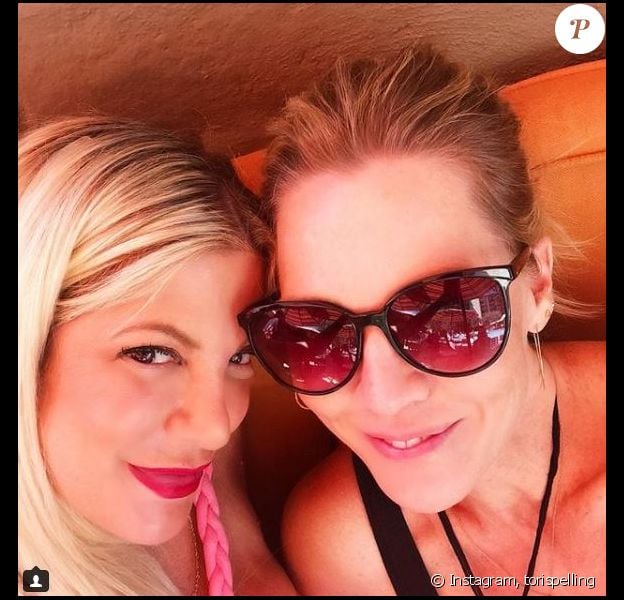 Tori Spelling et Jennie Garth posent ensemble sur Instagram le 17 mai 2018.