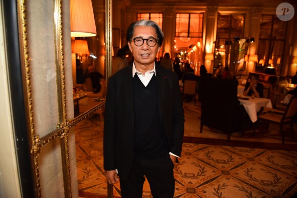 Exclusif - Kenzo Takada lors de la soirée de remise du 10ème prix Meurice pour l'art contemporain à l'hôtel Meurice à Paris le 9 octobre 2017. © Jean Picon via Bestimage