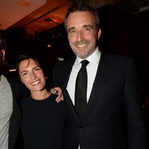 Alessandra Sublet et son mari Clément Miserez - Inauguration de la boutique Audemars Piguet, 15 rue Royale, et présentation de la nouvelle collection Royal Oak Yellow Gold, à Paris, le 26 mai 2016. © Rachid Bellak/Bestimage