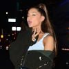 Exclusif - Ariana Grande arrive au Sweetener Experience organisé pour ses fans à New York, le 1er octobre 2018