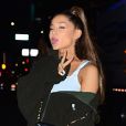 Exclusif - Ariana Grande arrive au Sweetener Experience organisé pour ses fans à New York, le 1er octobre 2018