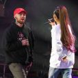 Ariana Grande et Mac Miller lors du concert caritatif One Love Manchester organisée en juin 2017 pour les victimes de l'attentat de Manchester.