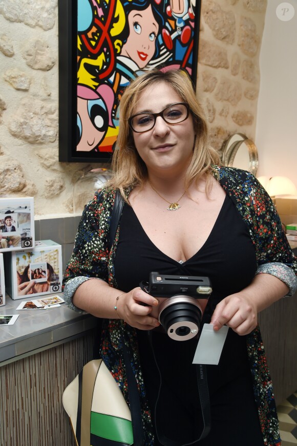Semi-exclusif - Marilou Berry - Soirée de lancement de l'appareil photo Instax SQ6 de Fujifilm à l'Instax Square House à Paris le 24 mai 2018. © Giancarlo Gorassini/Bestimage