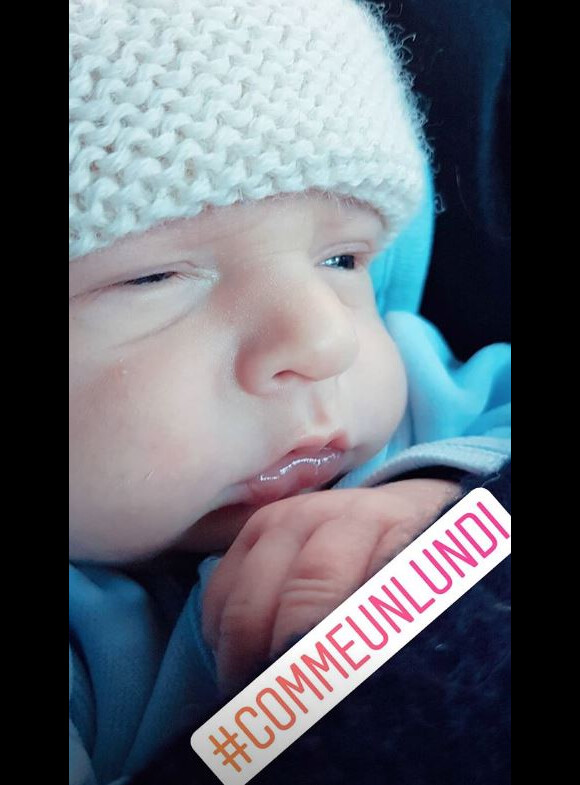 Marilou Berry publie une photo de son fils Andy sur Instagram le 19 novembre 2018.