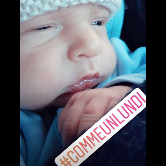 Marilou Berry publie une photo de son fils Andy sur Instagram le 19 novembre 2018.