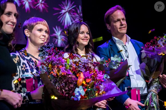 La princesse Sofia de Suède a remis le 19 novembre 2018 des prix distinguant les entreprises employant des personnes handicapées lors d'une cérémonie à Stockholm.
