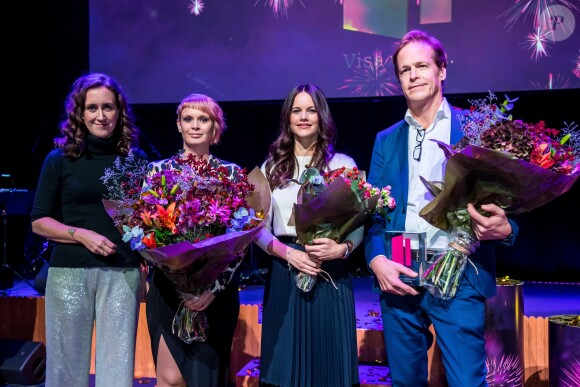 La princesse Sofia de Suède a remis le 19 novembre 2018 des prix distinguant les entreprises employant des personnes handicapées lors d'une cérémonie à Stockholm.