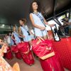 Les candidates à l'éléction de Miss France 2019 arrivent à l'Ile Maurice le 21 novembre 2018.