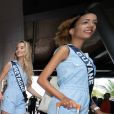 Les candidates à l'éléction de Miss France 2019 arrivent à l'Ile Maurice le 21 novembre 2018.