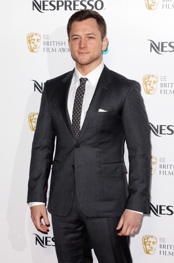 Taron Egerton - Les célébrités posent lors du photocall du "British Academy Film Awards" à Londres le 17 février 2018.