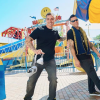 LFO avec ses deux derniers membres, Brad Fischetti et Devin Lima.