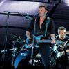 Exclusif - Johnny Hallyday en duo pour son 2e concert de la tournee "Born Rocker Tour" au POPB de Bercy a Paris. Le 15 juin 2013
