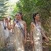Les 30 candidates à l'élection de Miss France 2019 sur l'île aux Aigrettes. Le 23 novembre 2018.