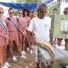 Les 30 candidates à l'élection de Miss France 2019 ont fait du vélo et sont allées à la rencontre d'artisans locaux. Le 23 novembre 2018.