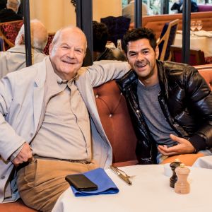 Exclusif - Marc Ladreit de Lacharrière a déjeuné avec Jamel Debbouze à l'occasion de l'ouverture du nouveau restaurant Costes du théâtre Marigny à Paris. Le 16 novembre 2018 © Cyril Moreau / Bestimage