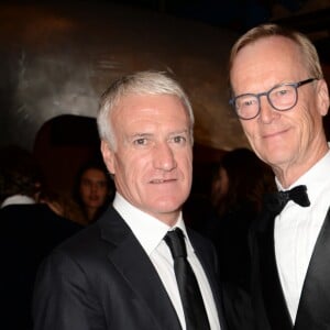 Semi-Exclusif - Didier Deschamps (Manager de la décennie) et Ari Vatanen - Cocktail pour la remise des GQ Awards "Les Hommes de l'Année 2018" au Centre Pompidou à Paris, le 26 novembre 2018. © Veeren/Bestimage