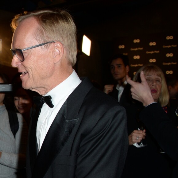 Semi-Exclusif - Didier Deschamps (Manager de la décennie) et Ari Vatanen - Cocktail pour la remise des GQ Awards "Les Hommes de l'Année 2018" au Centre Pompidou à Paris, le 26 novembre 2018. © Veeren/Bestimage