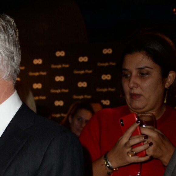 Semi-Exclusif - Didier Deschamps (Manager de la décennie) et sa femme Claude - Cocktail pour la remise des GQ Awards "Les Hommes de l'Année 2018" au Centre Pompidou à Paris, le 26 novembre 2018. © Veeren/Bestimage