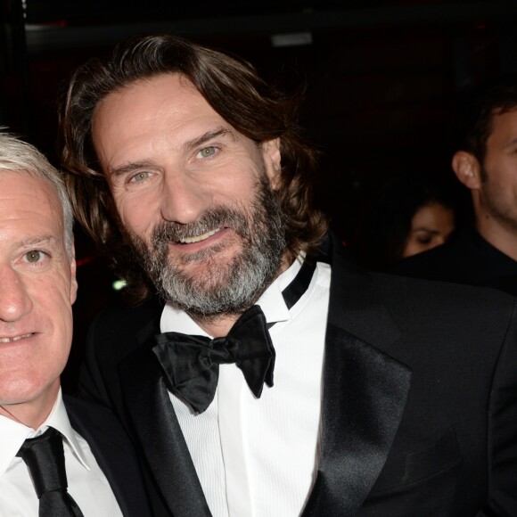 Semi-Exclusif - Didier Deschamps (Manager de la décennie) et Frédéric Beigbeder - Cocktail pour la remise des GQ Awards "Les Hommes de l'Année 2018" au Centre Pompidou à Paris, le 26 novembre 2018. © Veeren/Bestimage