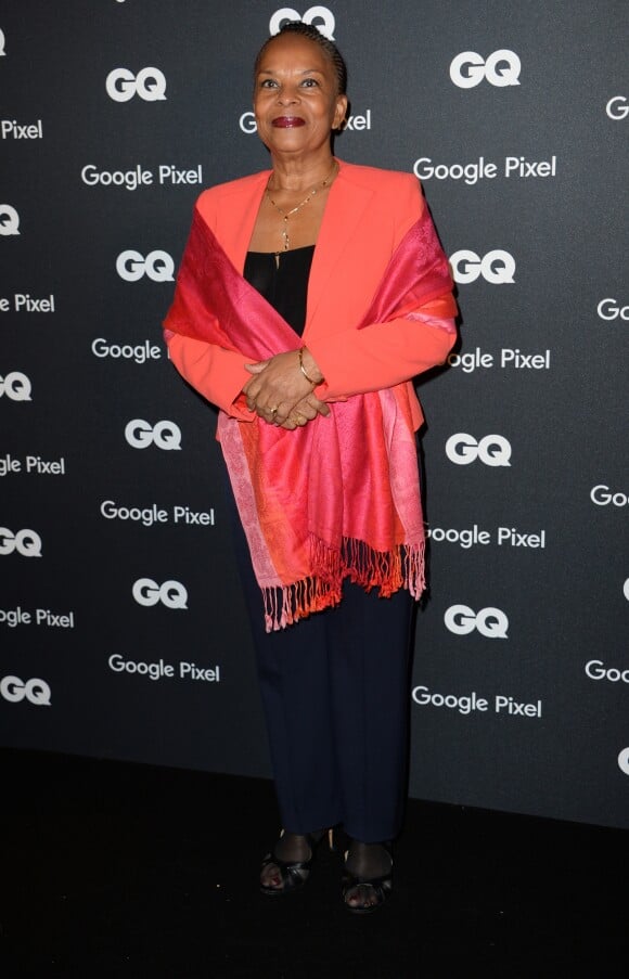 Christiane Taubira (femme politique de la décénnie) - Remise des GQ Awards "Les Hommes de l'Année 2018" au Centre Pompidou à Paris, le 26 novembre 2018. © Veeren/Bestimage