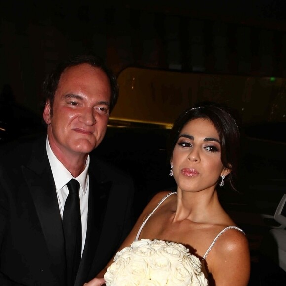 Réception du mariage de Quentin Tarantino et Daniella Pick à Beverly Hills, le 28 novembre 2018.