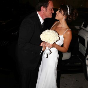 Réception du mariage de Quentin Tarantino et Daniella Pick à Beverly Hills, le 28 novembre 2018.