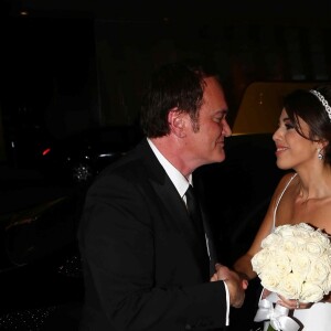 Réception du mariage de Quentin Tarantino et Daniella Pick à Beverly Hills, le 28 novembre 2018.