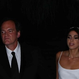 Réception du mariage de Quentin Tarantino et Daniella Pick à Beverly Hills, le 28 novembre 2018.