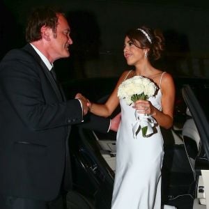 Réception du mariage de Quentin Tarantino et Daniella Pick à Beverly Hills, le 28 novembre 2018.