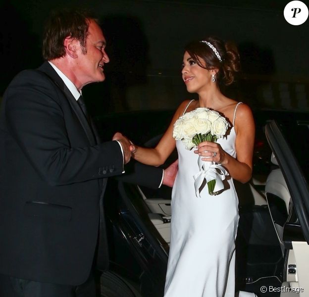 Réception du mariage de Quentin Tarantino et Daniella Pick à Beverly Hills, le 28 novembre 2018.