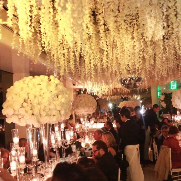 Réception du mariage de Quentin Tarantino et Daniella Pick à Beverly Hills, le 28 novembre 2018.