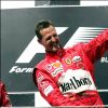 Michael Schumacher remporte le Grand Prix de Hongrie le 16 août 2004.
