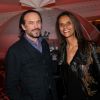 Exclusif - Vincent Perez et sa femme Karine Silla lors de l'inauguration de l'hôtel de Berri à Paris le 28 novembre 2018. © Romuald Meigneux / Bestimage