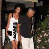 Exclusif - George Clooney et sa femme Amal Alamuddin Clooney sont allés diner en amoureux au restaurant La Tavernetta à Porto San Paolo en Italie, le 30 juin 2018.