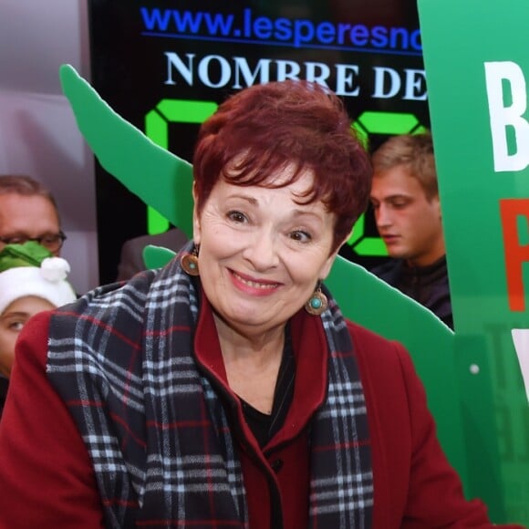 Exclusif - Fabienne Thibault - Lancement de La Brigade Des Pères Noël Verts du Secours Populaire sur le parvis de l'Hôtel de ville de Paris, France, le 30 novembre 2018. © Giancarlo Gorassini/Bestimage