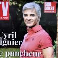 Cyril Viguier sur la couverture de "Tv Magazine", supplément de Sud Ouest Dimanche.