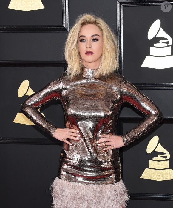 Katy Perry à la cérémonie des 59e Grammy Awards au Staples Center à Los Angeles le 12 Février 2017. © Lisa O'Connor via ZUMA Wire / Bestimage