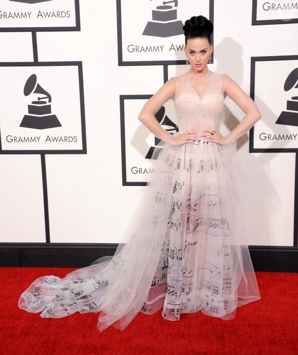 Katy Perry - 56e cérémonie des Grammy Awards à Los Angeles le 26 janvier 2014.