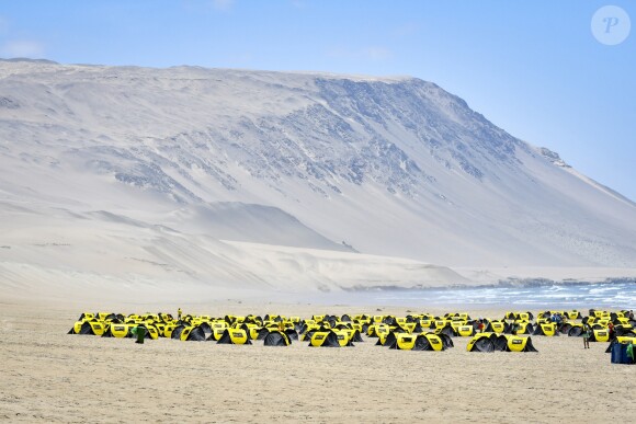 1ère édition du Half Marathon des Sables Peru, 120 kilomètres en autosuffisance, dans le désert d'Ica au Pérou. Le 2 décembre 2018 © Eric Montgobert / HalfMDS / Bestimage